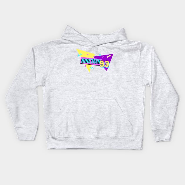 Nineteen93 Kids Hoodie by beerman